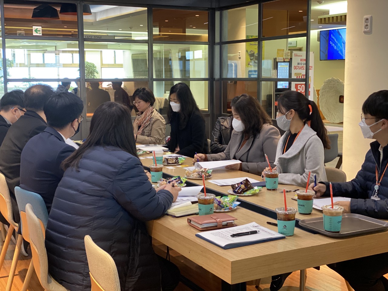 2020.04.21. 광명시 평생학습원 직원 유한대학교 방문